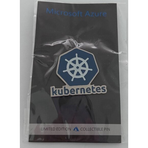 Microsoft Azure Kubernetes Limited Edition Collectible Pin - Picture 1 of 3